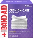 Band-Aid prvej pomoci Gauze Pads, 2 in x 2 in, 25 ea (Pack of 1)