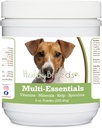 Zdravé plemená Jack Russell teriér Multi-Essentials Powder pre psy - Ideálny doplnok vitamínov, minerálov a antioxidantov pre vášho psa - 8 oz