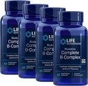 Life Extension BioActive Complete B Complex Najkompletnejšie B Complex Formula 60 Vegetariánske kapsule 4-Pak