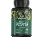 PlantFusion Vegan Calcium, Premium Plant Based Calcium (1000mg) Zdroj: Islandská červená Algae, Plus horčík, D3, K2, a Boron, 90 Vegan Tablets