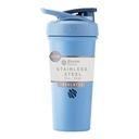 BlenderBottle Sport Sleek Izolovaná nerezová oceľ fľaša Shaker s drôtom Whisk, 25-Ounce, Dusty Blue 