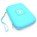 CASEMATIX 8" tyrkysový inhalátor Athma Case for Travel Fits Spacer, Maska a príslušenstvo, zahŕňa iba prípad