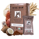Múdry Bar Adaptogen Mushrom Nutrition Bars with Reishi, Lions Mane & Ashwagandha, Organic Vegan & Gluten Free Snacks for Natural Focus, Energy & Imunity Support, Mocha Coconut Flavor, 12 Count