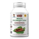 ANDREW LESSMAN Biely Mulberry Leaf so škoricou 30 Softgels - Štandardizovaný Biely Mulberry Leaf so škoricou Bark Extract.
