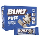 Postavený bar, Puff Protein Bars, Cookies 'N Cream Puff, 17g Bielkoviny Snacks, On-The-Go Bars, Iba 140 kalórií, 7g Cukor, Kolagén, Nie je lepok bez, 12 Počet