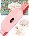 Pančuchy Stuffers for Women Portable Heating Pad for period Cramps Cordless Electric Menstrual Heating Pad for Cramp Relief Travel Idea Vianočné darčeky pre ženy Jej mama dospieva dievčatá matka