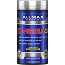 ALMMAX Nutrition Omega 3 Ultra-čistá studená voda Rybí olej koncentrát, 180 Počet