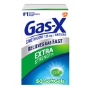 Gas-X extra sila Relief plynu Softgels s Simeticone 125 mg - 50 Počet