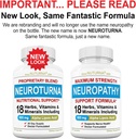 (3 balenia) Neuropatia Suplement with 600 mg Alpha Lipoic Acid - Benfotiamín, Periférny, Nohy, ruky prsty Nohy Toe, Najlepšia maximálna sila prírodné obnovenie vitamínov - 360 Caps, 90 dní