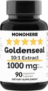 MONOHERB Goldenseal Extract 1000 mg - 90 Vegetariánske kapsuly