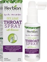 HERBION Naturals Throat Spray, Sootes Respiratory Discomfort s výkonom anglickej Ivy, Marshmallow, a Echinacea extrakty pre dospelých a deti, 2 Fl Oz, balenie 1