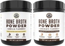 Ľavé pobrežie Výkonnosť Vanilla Bone Brot Protein prášok, 16oz + Čokoláda Bone Brot Protein prášok 16oz