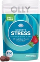 OLLY Goodbye Stres Gummy, GABA, L-Theanine, Citrónový balzam, Stres Relief Supplement, Berry Flavor - 120 Počet