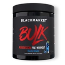 BLACKMARKET hromadne pred tréningom - predcvičenie Energetický nápoj pre mužov 30 Slúži - Powder pre-cvičebný nápoj s kreatínom (Blue Razz)