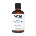 Vital Nutrients - Ultra Pure Cod Liver Oil 1025 (Pharmaceutical Grade) - 100% Pure Norwegian Cod Liver Oil - 200 ml na fľašu