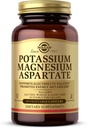 Solgar Kálium Magnézium Aspartát - 90 Rastlinné kapsule - Vegan, Gluten Free, Dairy Free, Kosher