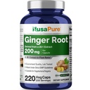NusaPure Ginger Root Capsules 20:1 Extract, 200 mg Ekvivalent 4 000 mg per Veggie Caps