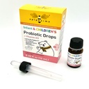 Detské probiotické kvapky s vitamínom D3 - pre deti, batoľatá a dojčatá - Podpora trávenia a imunity, pomoc pre plyn a poruchy (0,32oz)