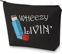 G2TUP Astma Inhalátor Darček Astma Inhaler Medicine Bag Wheezy Livin
