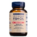 Wiley's Finest Wild Aljašský rybí olej Peak DHA - 900mg EPA a DHA Omega-3s - 60 Softgels (30 slúžiace)