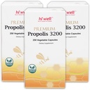 (dávka 3) Hi Well Premium Propolis 3200 Flavonoid 96 mg 250VegeCapsules