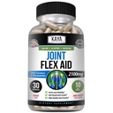 Kaya Naturals Mobility Flex Aid - Mobility Suplement for Men and Women - Turmeric Capsules with Glucosamine Sulphate - for Knee Support and Mobility Health - 30 Count