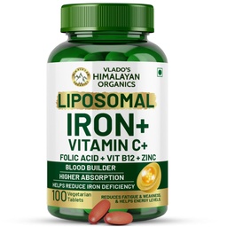 HIMALAYAN ORGANICS Organics Súvisiace železo s vitamínom C,B12,Zinc a kyseliny listovej 