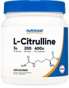 Nutricost Pure L- Citrulín (základný) prášok (600 gramov)