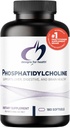 Designs for Health Fosfatidylcholín Softgels - Fosfatidyl Choline Supplement from Soy Lecithin to Support Liver + Brain Health (180 Softgels)