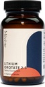 Lítium Orotát 2,5 mg elementárneho lítia, 60 vegetariánskych kapsúl, diétne doplnky, non-GMO