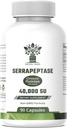 Serrapeptase Supplement 40,000 SPU - All-Natural Proteolytic Enzyme for Sinus, Respiratory, and Joint Health - Non-GMO, Gluten-Free, and Vegan-Friendly Capsules - 90 Capsules