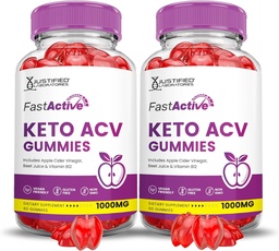 (2 balenia) Fast Active Keto ACV Gummies Advanced Formula 1000MG Fastactive Keto Gummies Apple Cider Ocogar Formulated with Pomegranate Beet Juice Powder B12 Vegan Non GMO 120 Gummy