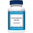 Vitamín Shoppe Niacínamid 500MG, podporuje hladiny cholesterolu Už v normálnom rozsahu, raz denne (100 kapsúl)