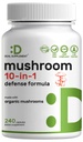 Organické 10-v-1 Huba Supplement, 240 Kapsule 