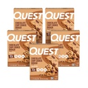 Quest Nutrition Chocolate Chip Cookie Dough - vysoký obsah bielkovín, nízky obsah tuku, bez lepidla, Keto Friendly, 2.12 Oz, 20 gróf (4 balenia po 5)