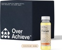 Focus Drink for Concentration-obsahuje Yerba Mate, Ashwagandha a Lions Mane Mushroom s pokročilou nanovedou technológiou - 12 balenie mozgu Focus Drink, Orange Flavor, 2oz