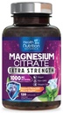 Magnézium Citrát kapsuly 1000 mg - Max Absorbcia Magnézium prášok na svalovinu, Nerve, Kosť a srdce Zdravie Podpora, Vysoká absorpcia Citrát komplex, Gluten bez, non-GMO - 120 Kapsule