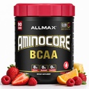 ALMMAX Nutrition AMINOCORE BCAA, Fruit Punch - 945 g prášok - 8.18 Grams rozvetvených Amin Amin Acids per Serving - s B vitamínmi - bez výplne alebo non-BCAA Aminos - bez cukru - 90 Servings