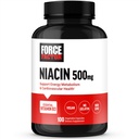 Silový faktor Niacín Vitamín B3 na podporu bunkovej energie a kardiovaskulárneho zdravia, Niacín 500 mg Srdcovo-zdravotné doplnky, Vegán, žiadna želatína, non-GMO, 100 Rastlinné kapsuly