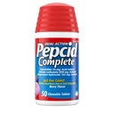 Pepcid Kompletné Acid Reducer + Antacidá Žuvacie tablety, Úľava pri pálení záhy, Berry, 50 ct (Backage May Vary)
