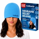 IceBeanie Migréna Relief Cap, Ako vidieť na žraločí tank, mäkké a natiahnuté gélové napätie bolesť hlavy Relief Cap, Rozšírené chladenie opice ľadový klobúk, Odorless hlava zalomiť ľadom zábal, bolesť hlavy Migréna maska