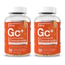 Základné prvky Glukozamín Chondroitín MSM Boswellia Serrata Kyselina hyalurónová Supplement Joint Support Antioxidant Supplement for Flexibility - 180 Kapsule (2-Pack)