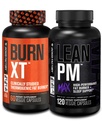 Jacked Factory Burn-XT Clinically Studied Thermogenic Weight Loss (60 kapsúl) - Lean PM MAX Sleep Aid (120 kapsúl) od Appetite Supression (180 kapsúl)
