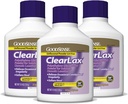 Dobrý zmysel ClearLax, Polyetylénový glykol 3350 Prášok na riešenie, Osmotický laxatívny, 53,7 Oz, balenie po 3