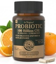 Probiotiká s prebiotikami pre mužov a ženy - 35 kmeňov Probiotiká 100 miliárd CFU pre zdravie Gut a trávenie, Vegan Acidophilus Probiotic Supplement, Non-GMO Raw Probiotic 60 kapsúl
