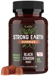 Black Cohosh Gummies for Menopause Relief, Hot Flash & Night Sweats 50mg Black Cohosh Root for Women 