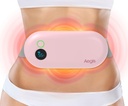 Prenosný vykurovací papier pre kremík. Bezdrôtové 3 tepelné režimy Menstruation Cramp Relief Massage s Pads pre ženy a dievčatá.