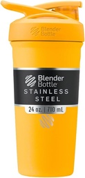 BlenderBottle Šport Izolovaná nerezová oceľ fľaša Shaker s drôteným Whiskom, 24-Ounce, Mango 
