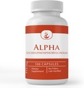 PURE ORIGINAL INGREDIENTS Alpha Glycerylfosforylcholín (Alpha GPC), (100 kapsuly) Vždy čisté, žiadne doplnkové látky alebo plnidlá, Lab Overené
