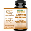 SIFAA NUTRITION Halal Calcium Magnézium Supplement w/vitamín D3 